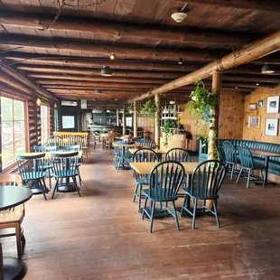 Interior, looking back towards the bar from entry of  restaurant