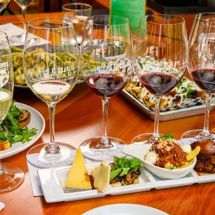 Wine Tasting and Food Pairing Flight at The Restaurant at DeLille Cellars