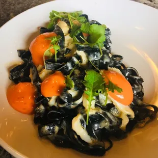 Squid Ink Ravioli Pasta
