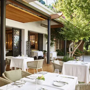 Dine alfresco on the porch
