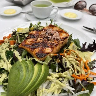 Japanese BBQ Salmon Salad