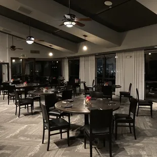 Inside Dining Room around 9PM