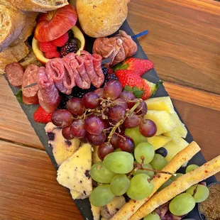 Huge charcuterie platter