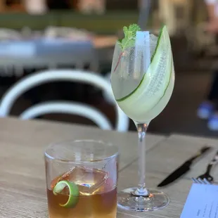 nb spritz and old fashioned