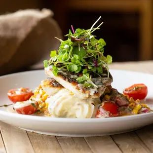 Pan-Seared Barramundi with Lemon-Caper Sauce