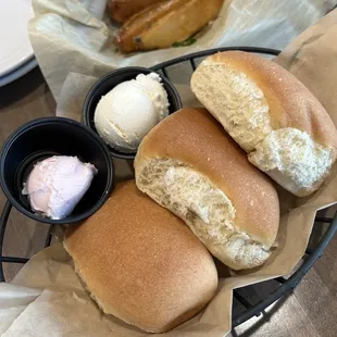 Rolls (with strawberry butter)