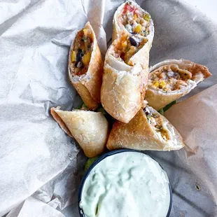 Southwestern egg rolls