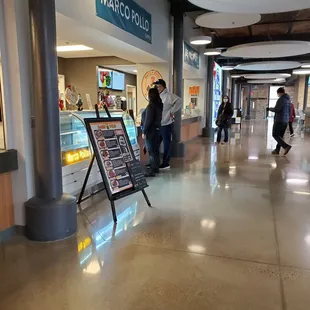 the food court