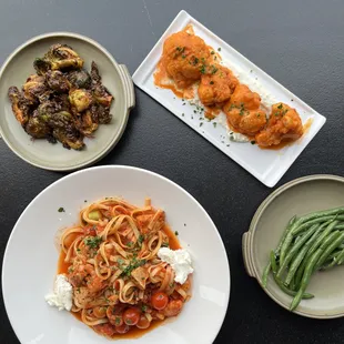 We have many different options for dinner