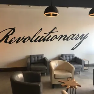 several chairs in a waiting room