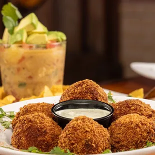 Fried Elotte Street Corn Bites