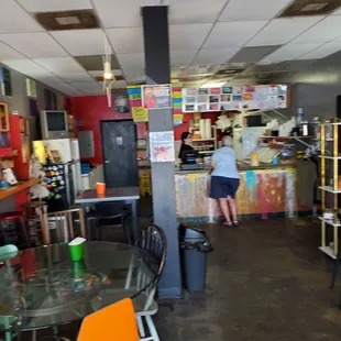 Inside