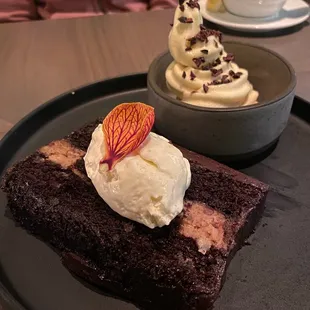 German chocolate cake with house made sweet cream) soft serve