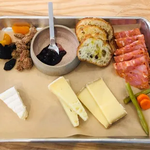 In-house cheese tasting tray