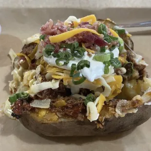 Chopped beer Regular Baked Potato