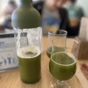 Cold brew matcha