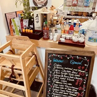 Bar area