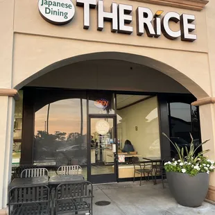 outside