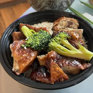 Roast Duck Clay Pot Rice