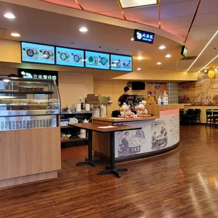 Order counter. This place is self service