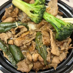 Country Style Fried Pork Clay Pot Rice