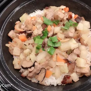 Country Style Fried Pork Clay Pot Rice