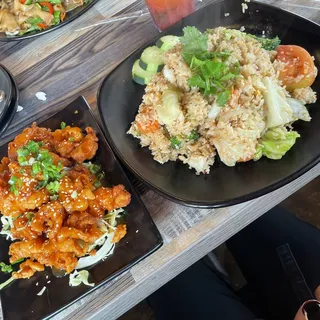 Chicken Honey and Lemon Plate