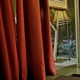 Semi privacy curtain