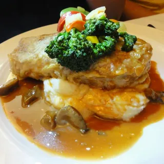 Bone-in Pork Roast with a Honey-Mustard Glaze