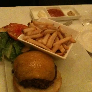 House Ground Half-Pound Cheeseburger & Hand Cut French Fries