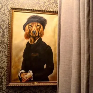 I liked this art work so much, there are other things that catch your eye as well great place.