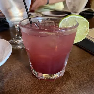 Blackberry bourbon smash