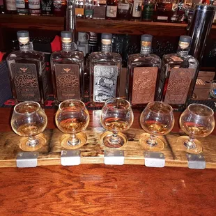 Orphan Barrel Bourbon Flight