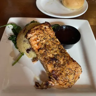 Blueberry Bourbon Salmon