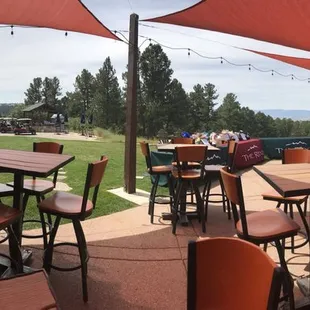 18 from the clubhouse patio