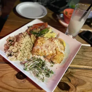 Potato chip crusted cod