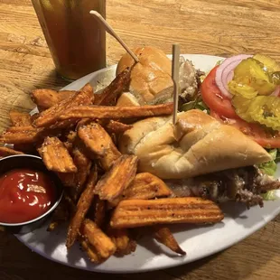 Rib eye sandwich