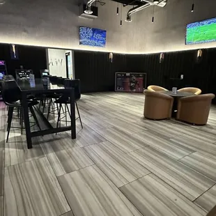 Interior - lounge area. Great for watch parties and events