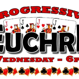 Weekly Progressive Euchre Starts Oct 31st
