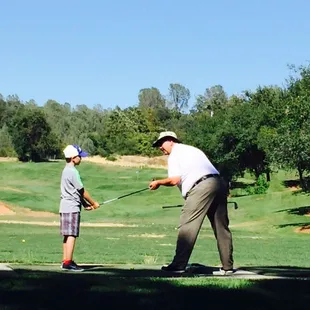 His first lesson with Shawn Kelley.   Excellent instruction.