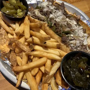 Off the menu - Philly cheese steak