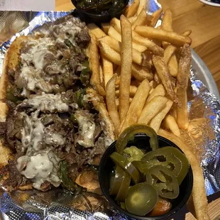 Off the menu - Philly cheese steak