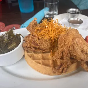 Chicken and waffles
