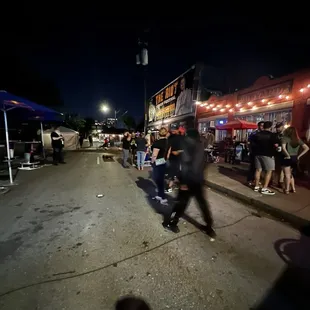 The Riot Carnival Fest/block party on Waugh