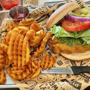 Pesto Chicken Sandwich ($17)