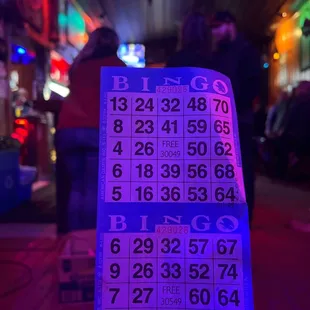 Bingo night