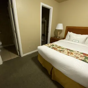 The bed was clean looking and comfortable