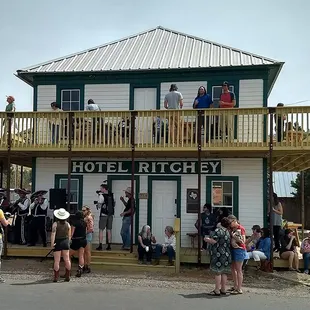 The Ritchey Wine Saloon and Beer Garden in Alpine, Texas.