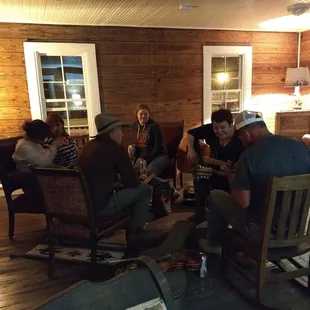 Impromptu jam session