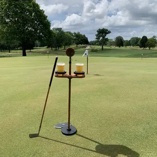 Play the 15 hole putting course before or after your meal!